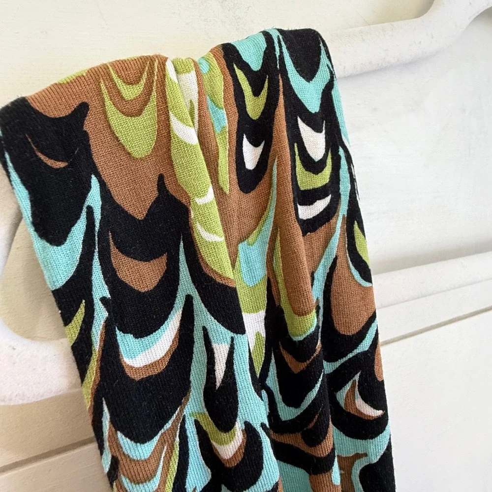 The‎ Pyramid Collection Maxi Dress Women 2X PEACOCK Sleeveless RESORT VACATION
